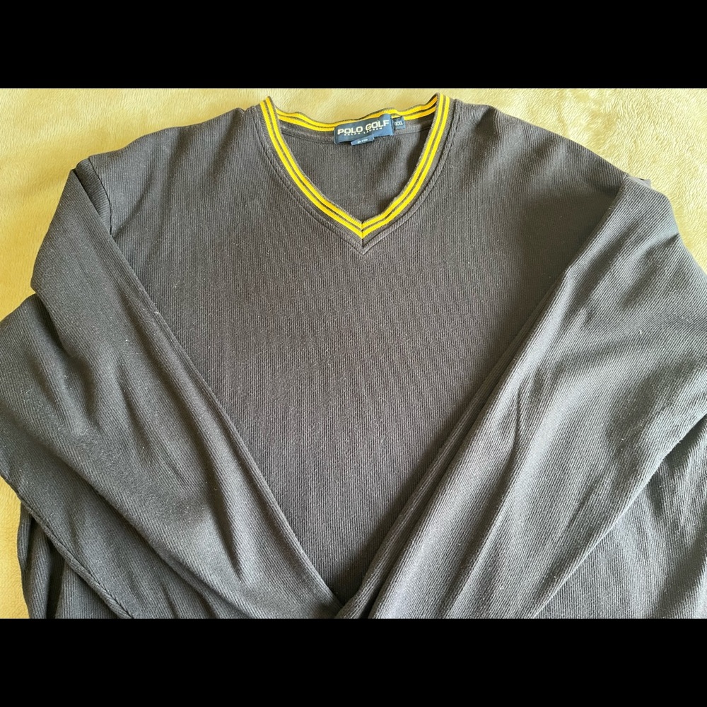 Black Polo Golf sweater by Ralph Lauren